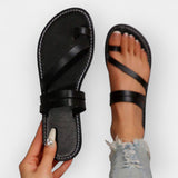 Flat Sandali s Pletenjem