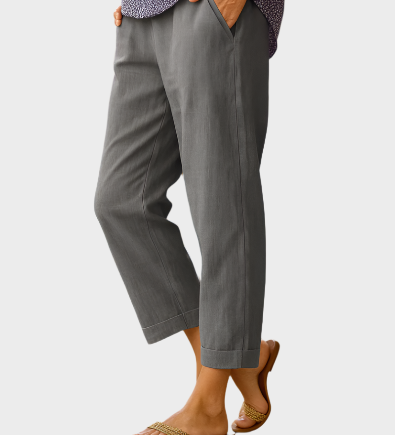 Ljetne Hlače od Lana i Pamuka