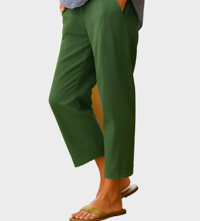 Ljetne Hlače od Lana i Pamuka