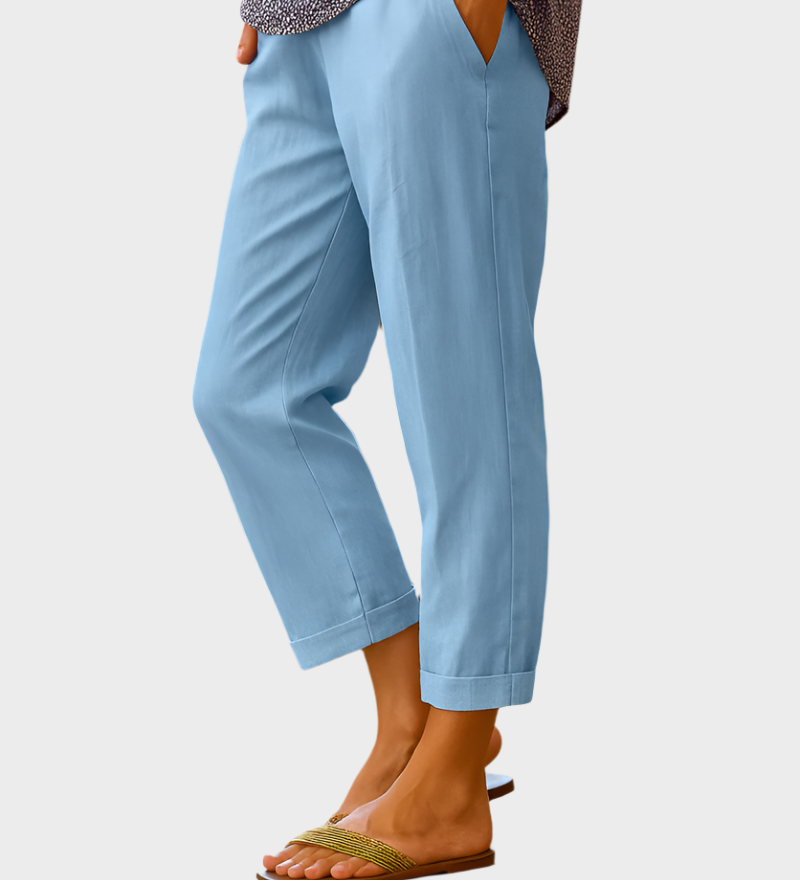 Ljetne Hlače od Lana i Pamuka