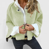 Andromaha - Kratka jakna s elegantnim napuhanim manžetama i mekanim krojem