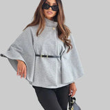 Selviora - Elegantna jakna s lepršavim rukavima i remenom
