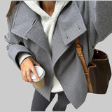 Iris - Minimalistički sivi sako od mješavine vune