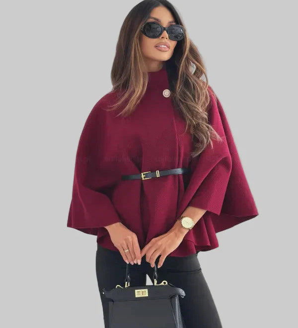 Selviora - Elegantna jakna s lepršavim rukavima i remenom