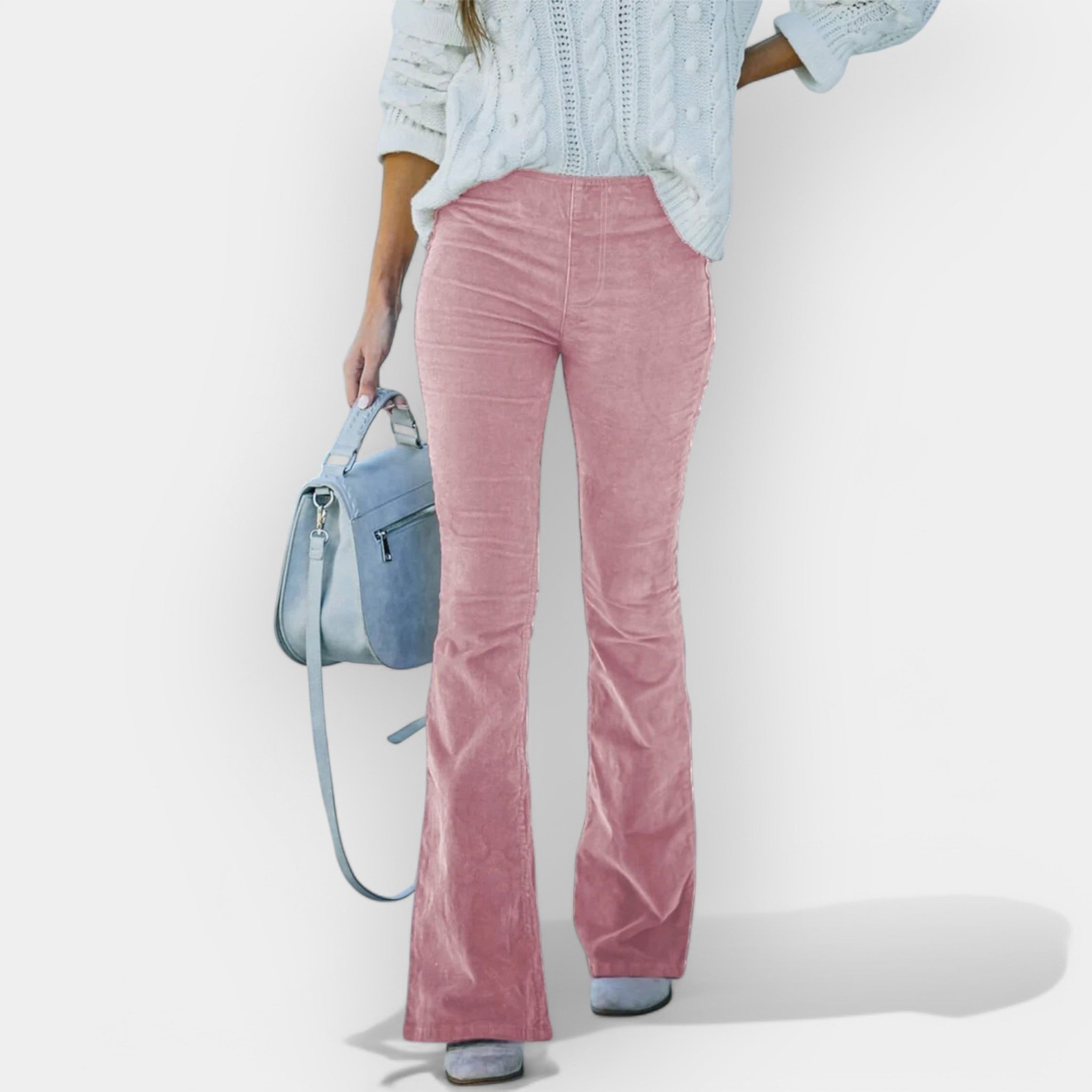 Visoki Hlače s Širokim Nogavicama