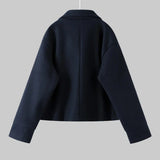 Iris - Minimalistički sivi sako od mješavine vune