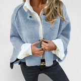 Andromaha - Kratka jakna s elegantnim napuhanim manžetama i mekanim krojem